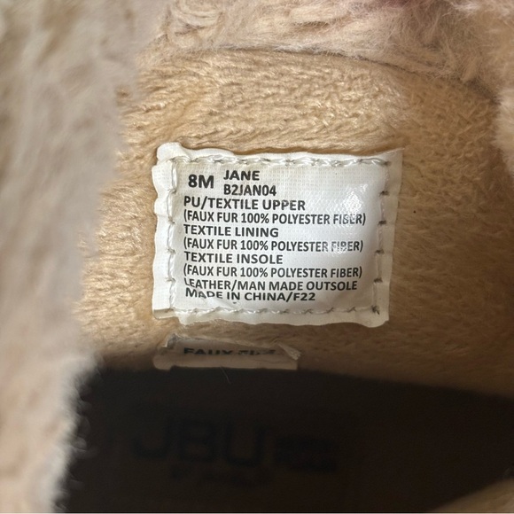 JBU by Jambu Jane Pull-On Waterproof Cold-Weather Ankle Boots-Tan/Black-Women 8 - Picture 9 of 14